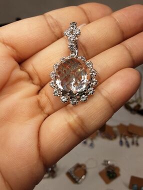 925 Genuine Quartz and Gemstones.